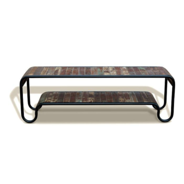 Tv stand recycled wood