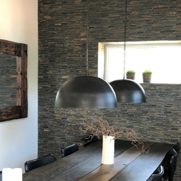 Rustik loftlampe guld